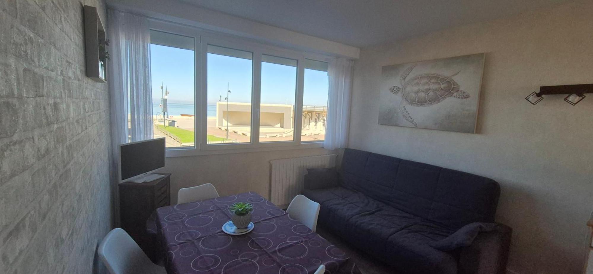 Residence Du Bord De Mer 9 Appartements Avec Une Vraie Vue Mer Le Treport Luaran gambar